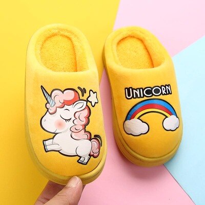 Kids Lovely Unicorn Slippers
